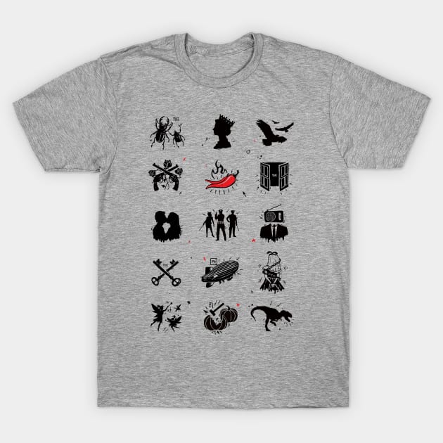 Rock Pictionary T-Shirt by Grant_Shepley